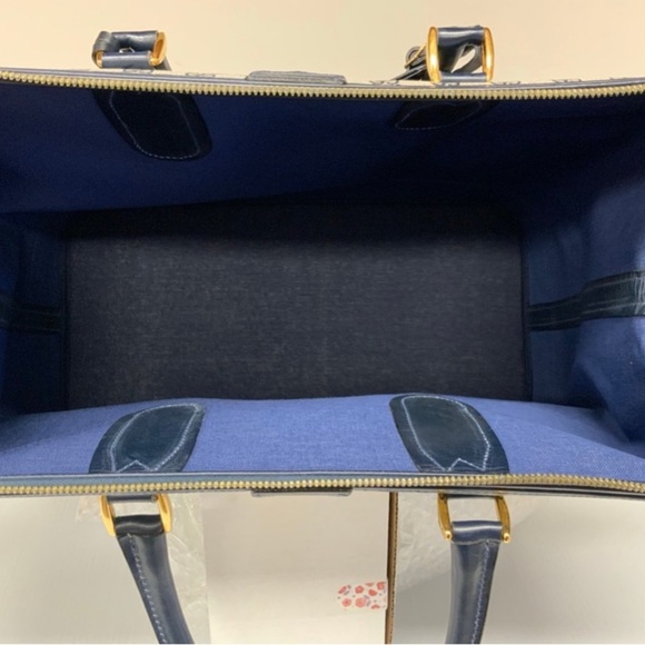 Authentic Gucci GG Vintage travel handbag PVC leather. - Picture 7 of 9